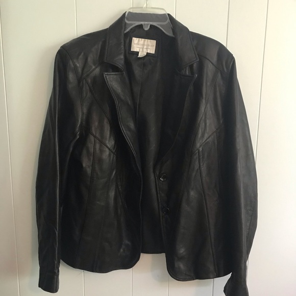 Worthington Jackets & Blazers - Worthington Genuine Lambskin Jacket Black XL